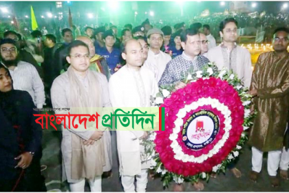 লক্ষ্মীপুরে বিনম্র শ্রদ্ধায় ভাষাশহীদদের স্মরণ