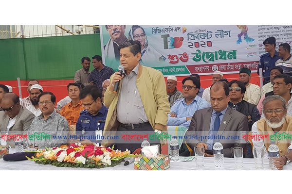 বঙ্গবন্ধুর জন্মশতবার্ষিকী উপলক্ষে ব্রাহ্মণবাড়িয়ায় ক্রিকেট টুর্নামেন্ট