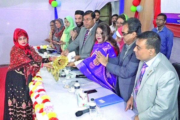বরিশালে জয়িতাদের সম্মাননা প্রদান