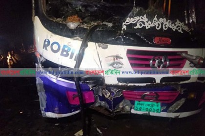 শেরপুরে বাসচাপায় ২ জনের মৃত্যু