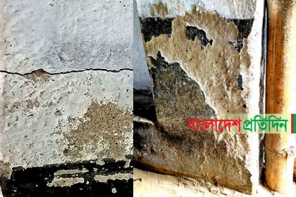 ‘জমি আছে ঘর নাই’ প্রকল্পের ঘরগুলোতে ৩ মাসেই ফাটল!
