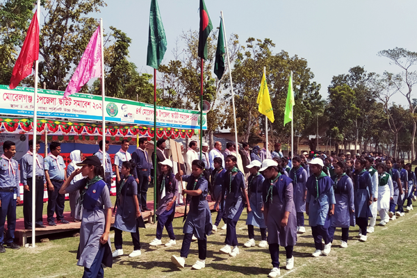 মোরেলগঞ্জে ৫ দিনব্যাপী স্কাউট সমাবেশ শুরু