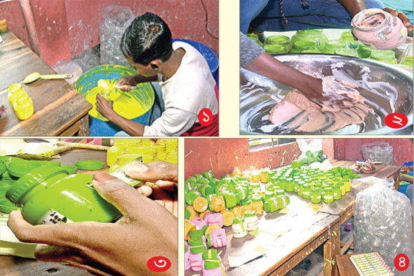 ঘরে বসেই বানানো হয় বিদেশি কসমেটিক্স
