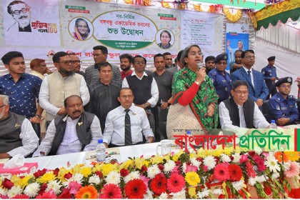 'কথায় কাজে আচরণে বঙ্গবন্ধুর আদর্শ ধারণ করতে হবে'