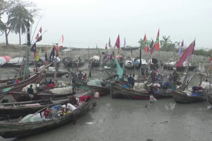 ভোলার মেঘনা-তেতুলিয়া নদীতে মাছ ধরা বন্ধ 