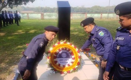 চাঁপাইনবাবগঞ্জে পুলিশ মেমোরিয়াল ডে পালিত