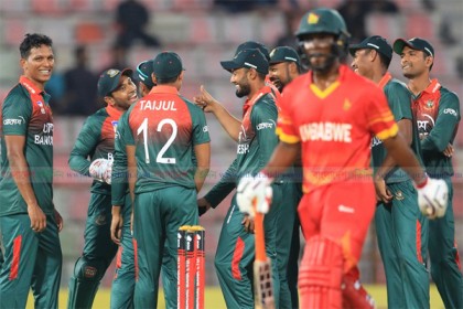 জিম্বাবুয়েকে হারিয়ে ওয়ানডেতে ইতিহাস গড়ল বাংলাদেশ