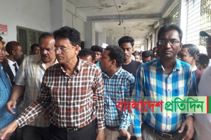 চাঁদপুর আদালতে মিলনের হাজিরা