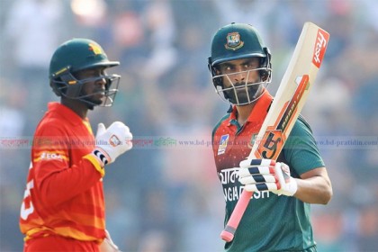 তামিমের রেকর্ডের দিনে জিম্বাবুয়ের সামনে বিশাল টার্গেট