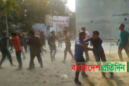 রাবিতে ত্রিমুখী সংঘর্ষ, আহত ১০