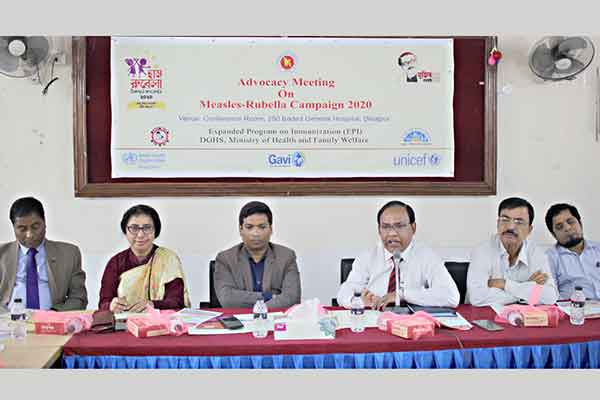 হাঁচি ও কাশির মাধ্যমে ছড়ায় হাম-রুবেলা, টিকা দিলে সুরক্ষা