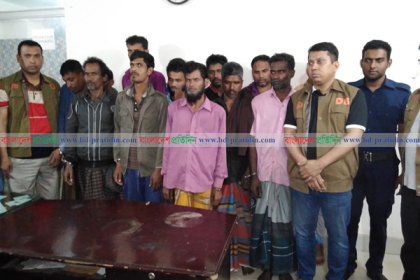 সাভারে ডাকাতির প্রস্তুতিকালে আটক ১৩