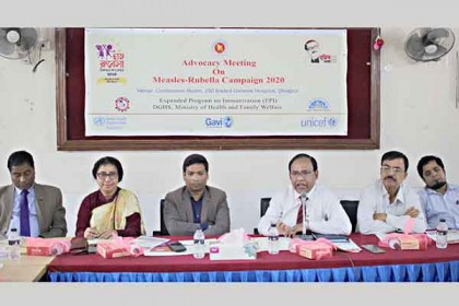 হাঁচি ও কাশির মাধ্যমে ছড়ায় হাম-রুবেলা, টিকা দিলে সুরক্ষা