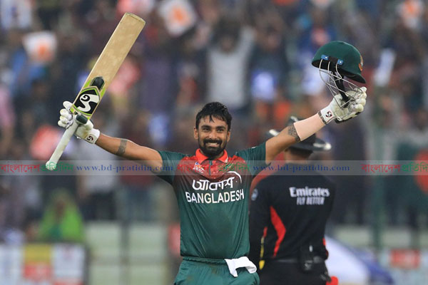 নতুন ইতিহাস গড়লেন লিটন দাস