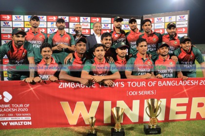 তামিম-লিটনের রেকর্ড জুটিতে হোয়াইটওয়াশ জিম্বাবুয়ে