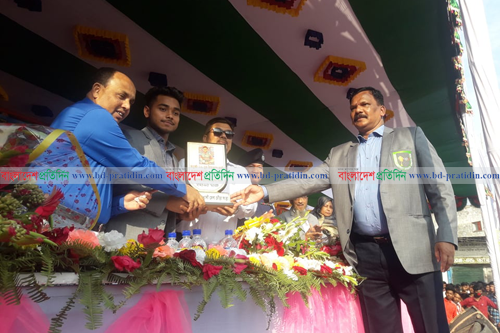 ইমনকে নোয়াখালী জেলা ক্রীড়া সংস্থার গণসংবর্ধনা 