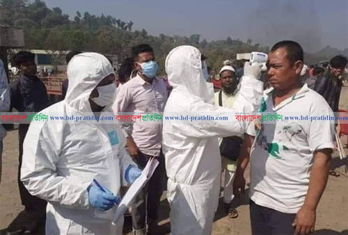 টেকনাফে বাড়ানো হয়েছে বাড়তি সর্তকতা