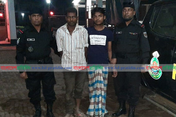 নোয়াখালীতে র‌্যাবের হাতে ২ চাঁদাবাজ আটক