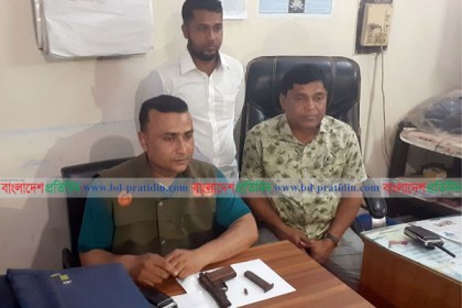 মাগুরায় বিদেশি পিস্তলসহ যুবক আটক