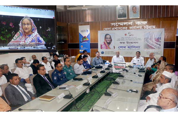 চট্টগ্রামের ৬ লেনের অ্যাপ্রোচ সড়ক উদ্বোধন করলেন প্রধানমন্ত্রী