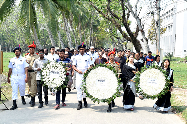খুলনা বিশ্ববিদ্যালয়ে কটকা ট্রাজেডি স্মরণে শোক দিবস পালিত