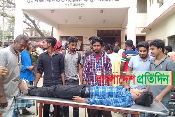 গাংনীতে মোটরসাইকেল দুর্ঘটনায় স্কুলছাত্র নিহত