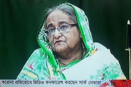 করোনাভাইরাস ইস্যুতে সার্কভুক্ত প্রধানদের ভিডিও কনফারেন্স শুরু