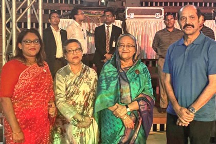 মুজিববর্ষের অনুষ্ঠানের প্রস্তুতি দেখতে হাতিরঝিলে প্রধানমন্ত্রী