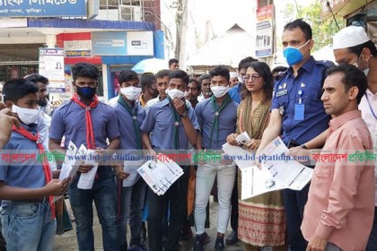 নাঙ্গলকোটে করোনা সচেতনতায় তৎপর ইউএনও