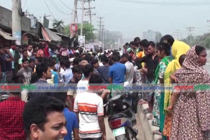 কালিয়াকৈরে বাসচাপায় মোটরসাইকেল আরোহী নিহত