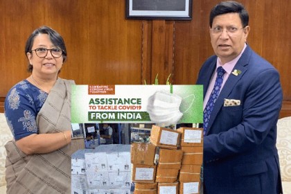 করোনা মোকাবেলায় চীনের আগে এলো ভারতের সহায়তা সরঞ্জাম
