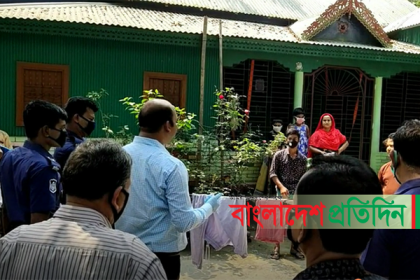 বাসাইলে করোনা আক্রান্ত সন্দেহে ৩ পরিবার লকডাউন