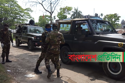 শরীয়তপুরে মাঠে নেমেছে সেনাবাহিনী, কোয়ারেন্টাইনে ৩৫৫