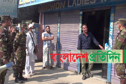 সামাজিক দূরত্ব নিশ্চিত করতে সুনামগঞ্জে সেনা টহল জোরদার