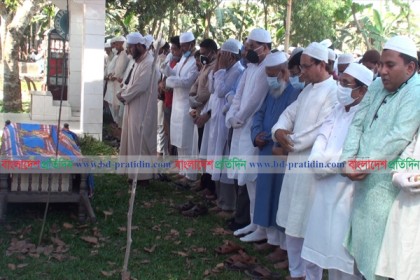 চিরনিদ্রায় শায়িত হলেন বিএনপি নেতা অ্যাড. সানাউল্লাহ মিয়া