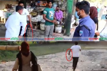 এবার এসিল্যান্ডের নেতৃত্বে জনতাকে কান ধরানো-মারপিট