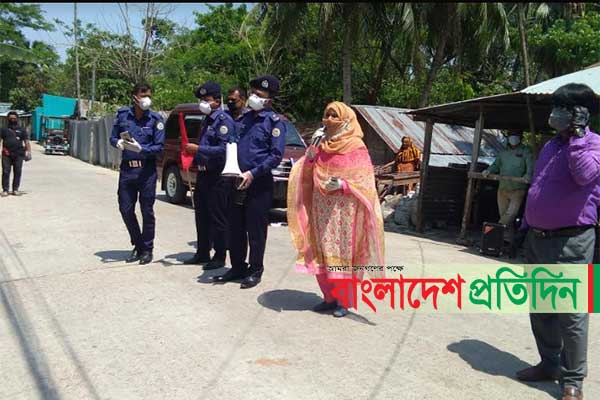 পটুয়াখালীতে করোনা সন্দেহে নমুনা সংগ্রহ করা মৃত ব্যক্তির বাড়ি লকডাউন