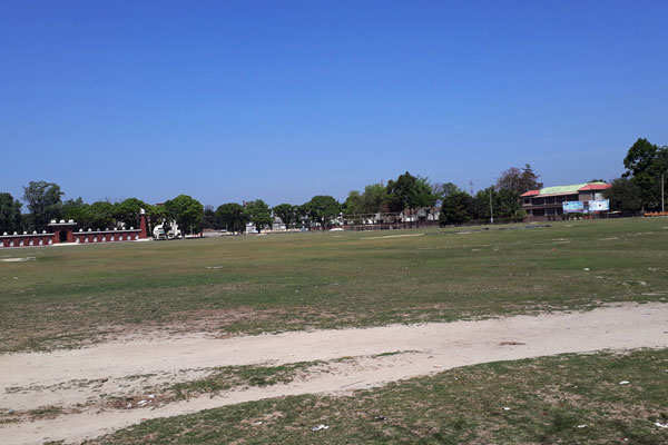 দিনাজপুরে খেলার মাঠও জনশূন্য 