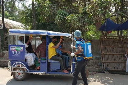 নাঙ্গলকোটে করোনা সচেতনতায় সাড়া জাগিয়েছে শিক্ষার্থীদের সংগঠন ‘সংশপ্তক’