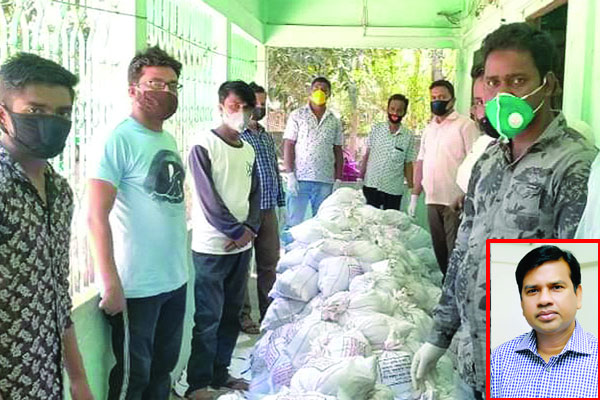 ৬০০ পরিবারকে খাদ্য সহায়তা দিলেন পীর মিসবাহ এমপি