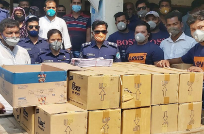 চরভদ্রাসনে ৮ হাজার পরিবারের মাঝে সাবান বিতরণ