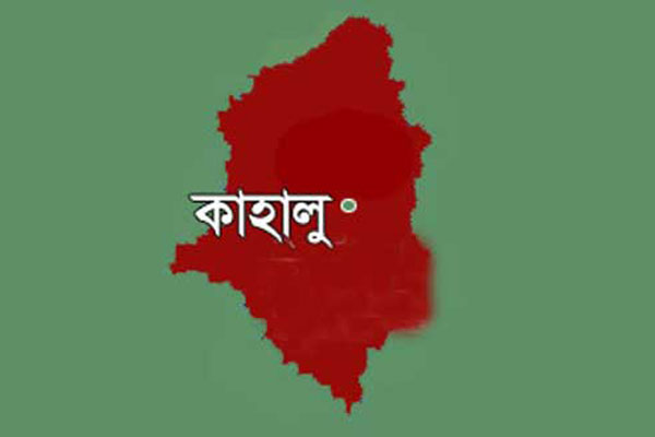 বগুড়ার কাহালুতে এক বাড়ি লকডাউন