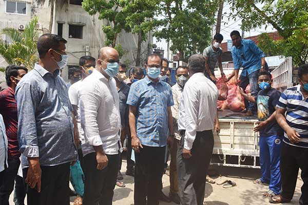 রাজবাড়ীতে দুই হাজার পরিবারের মাঝে খাদ্য সহায়তা 