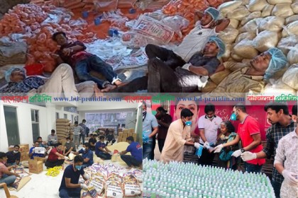 করোনায় মানবতার পাশে ছাত্রলীগ 