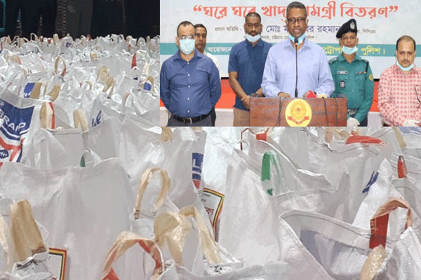 তিন হাজার পরিবহন শ্রমিককে সিএমপির খাদ্য সামগ্রী বিতরণ

