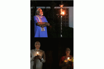 প্রধানমন্ত্রী থেকে রাষ্ট্রপতি, করোনার বিরুদ্ধে ৯ মিনিটের লড়াই ভারতীয়দের 