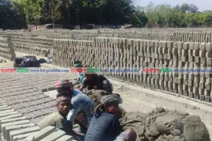 চাঁদপুরে করোনা আতঙ্কে ইটভাটা শ্রমিক ও স্থানীয়রা