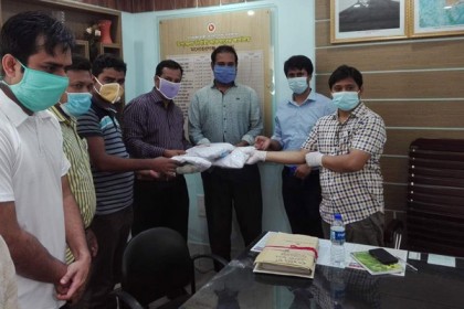 করোনা সচেতনতায় তৎপর লাকসাম-মনোহরগঞ্জ পেশাজীবী পরিষদ