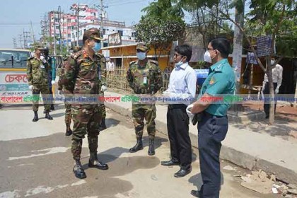 করোনাভাইরাস প্রতিরোধে গাজীপুরে সেনাবাহিনীর কার্যক্রম জোরদার 