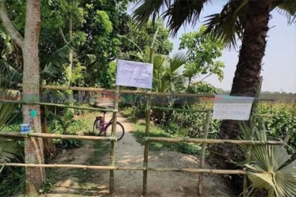 গ্রামে গ্রামে চলছে স্থানীয়দের ‘লকডাউন’